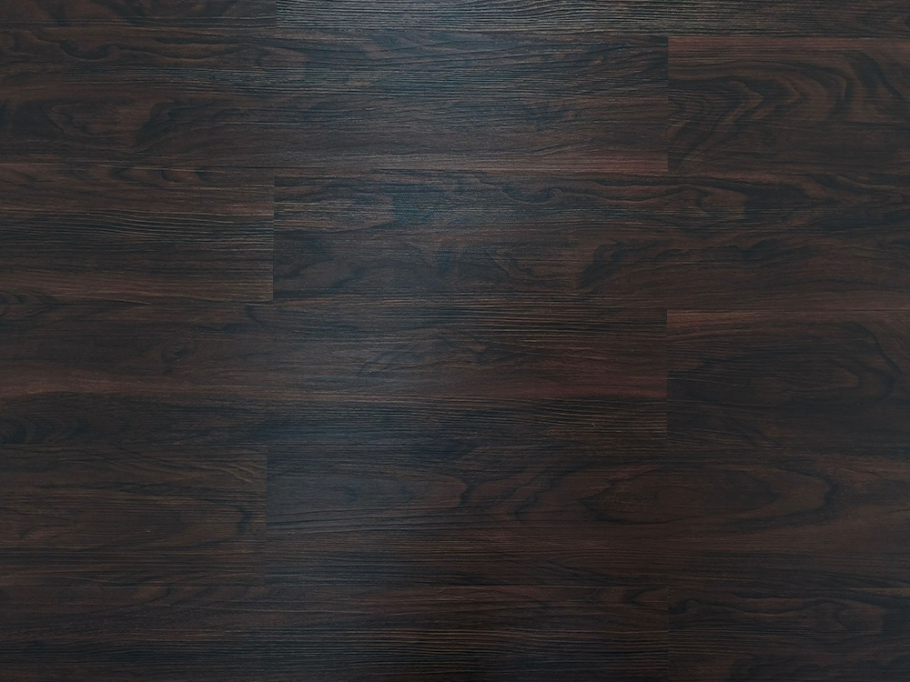 LVT-vloeren Donkerbruin hout 6×36