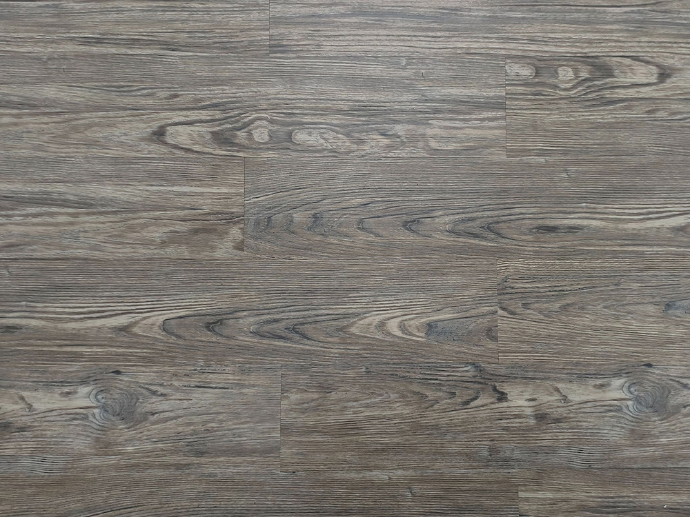 LVT-vloeren Lichtgrijsbruin hout 6×36