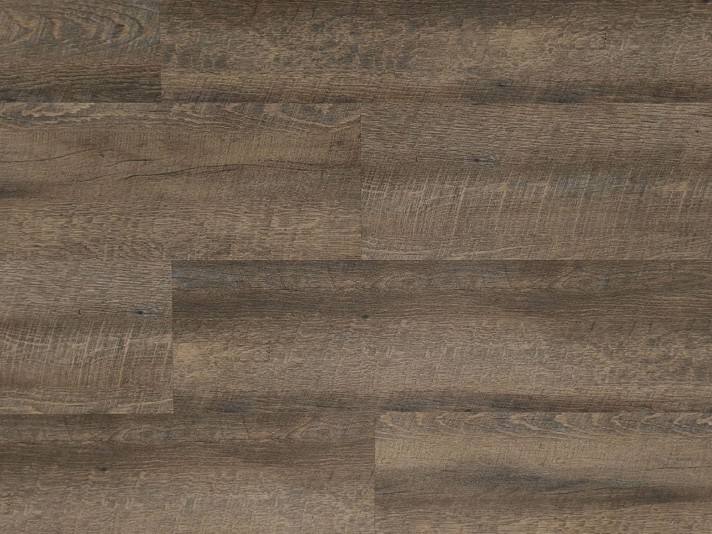 WPC-vloeren Donkerbruine houtnerf 9 × 48 