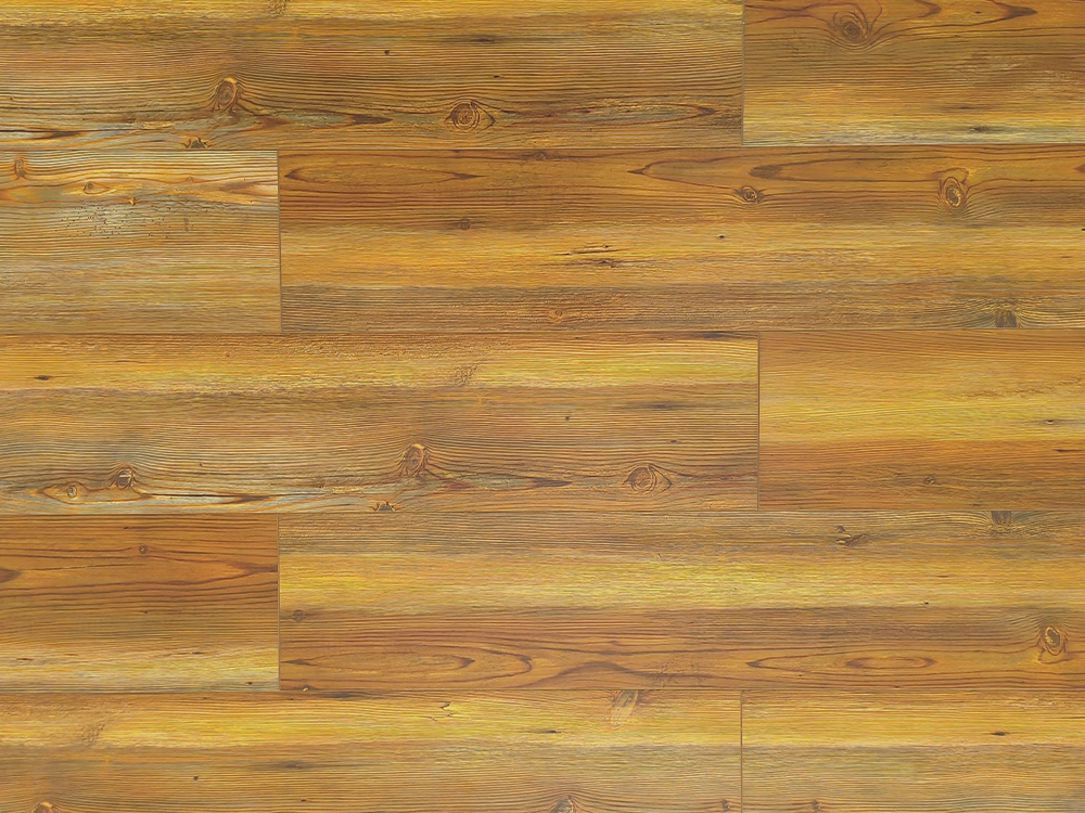 SPC-vloeren Warm gele houtnerf 7,25 x 48 